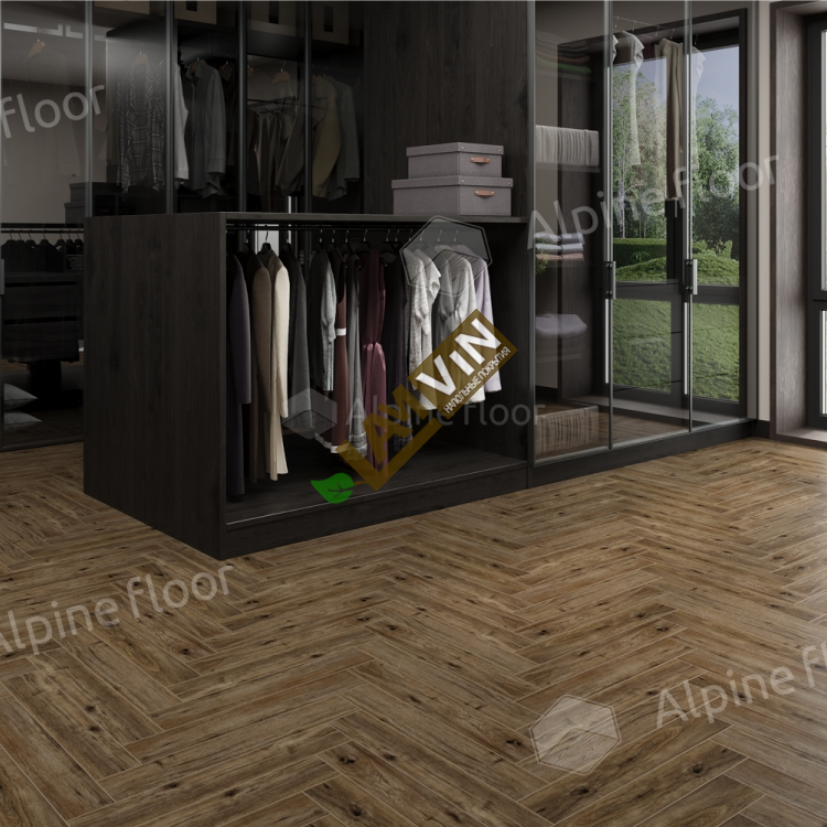 Ламинат Alpine Floor Бордо LF106-10, класс 34, толщина 12 мм, коричневый