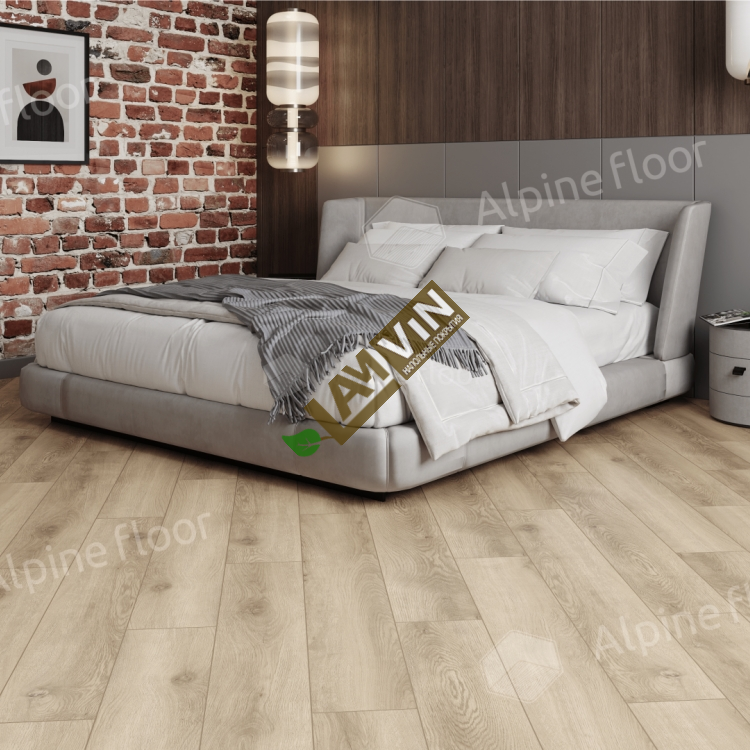 Ламинат Alpine Floor Дуб Флоренция LF101-07, класс 34, толщина 12 мм, светло-коричневый