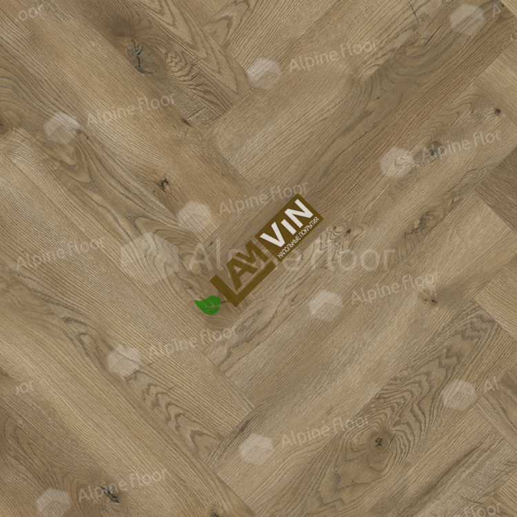 Ламинат Alpine Floor Дуб Лас Неграс 63264, класс 33, толщина 8 мм, коричневый