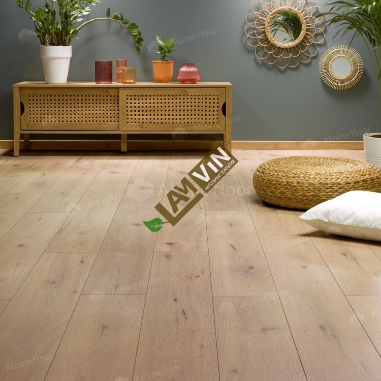 Ламинат Alpine Floor Patio Fonio Oak 575, класс 33, толщина 8 мм, светло-коричневый